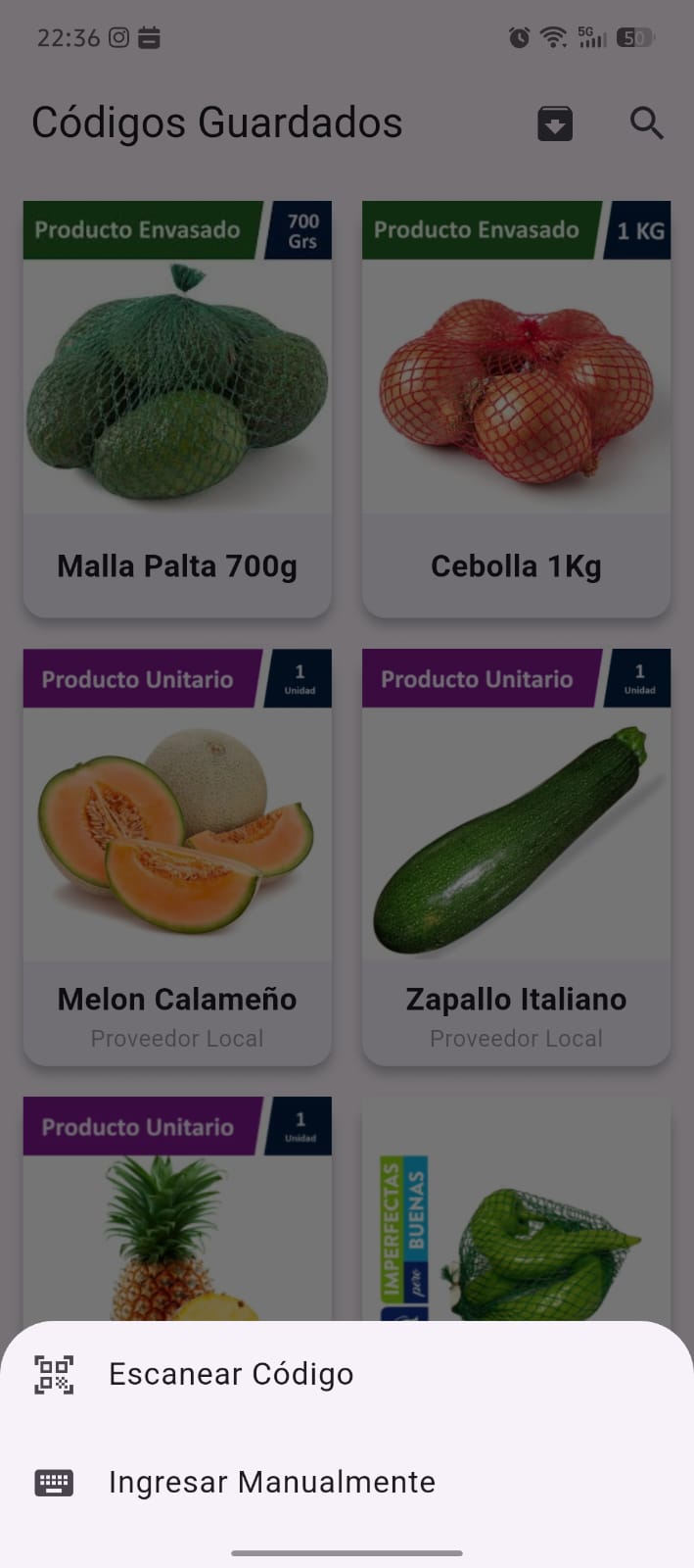 Edición de producto