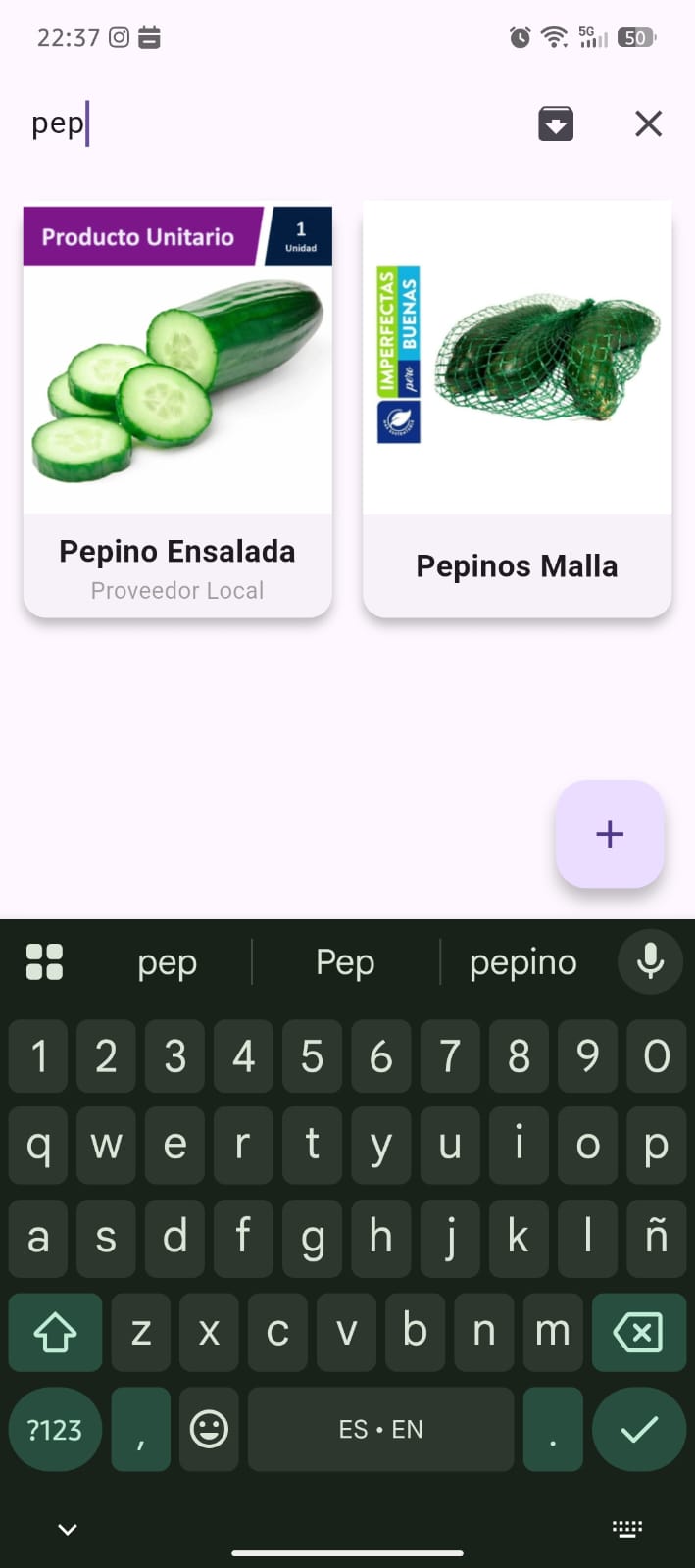 Búsqueda de productos