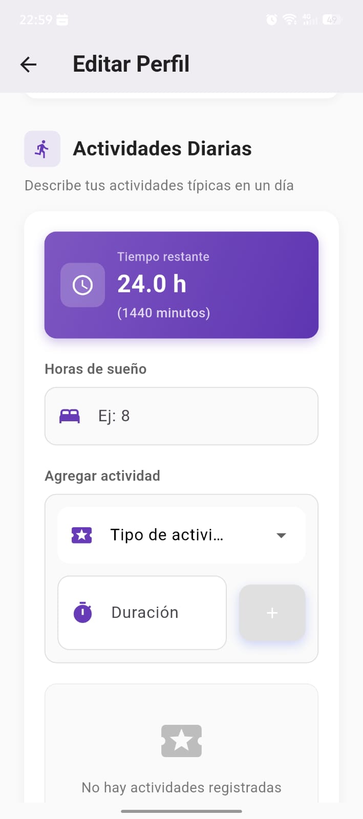 Detalle de macronutrientes